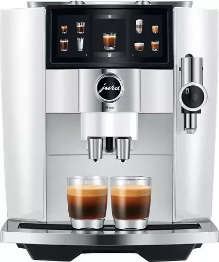 Кофемашина Jura J8 Twin Diamond White 