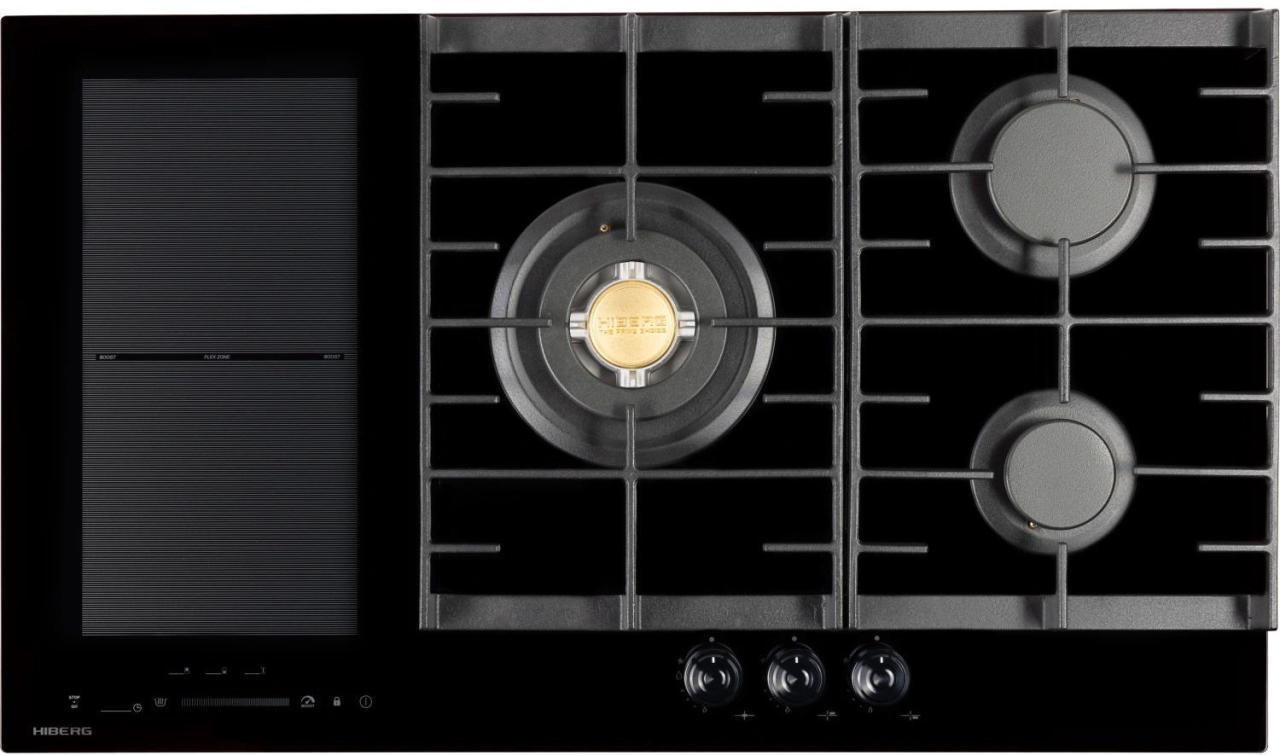 Комбинированная варочная поверхность HIBERG i-VM 9035 B RU